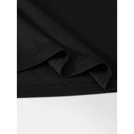 [1pc Soft Cartoon Tee] 1pc Women's Soft Stretchy Cartoon Graphic Print T-Shirt | Relaxed Fit Round Neck Short Sleeve Tee for Casual, Gym & Outdoor Activities | Machine Washable All-Season Comfort, Breathable Fabric, Playful Design