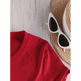 Plus Size - Women'S Plus Size Casual T-Shirt - 