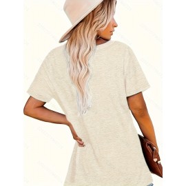 Plus Size - Plus Size Women'S Casual T-Shirt - 