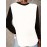 Plus Size, Women's Thanksgiving Turkey Graphic Long Sleeve T-Shirt - Happy Thanksgiving Top with Fall Leaves, White Shirt for Holiday Parties & Everyday Fall Outfits - Machine Washable Casual Women's Apparel