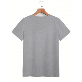 [Breast Cancer Awareness Shirt] Plus Size Breast Cancer Awareness T-Shirt for Women | Soft & Comfortable Round Neck Short Sleeve Tee with Pink Ribbon Graphic & 