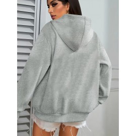1pc Women'S Plus Size Hoodie with 