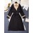 Elegant Beige & Black Color Block Trench Coat with Lapel Collar - Long Sleeve, Mid-Length, Button-Up Outerwear for Women, Perfect for Fall 2025, Stylish Commuter Wear | Chic Lapel Collar | Structured Design