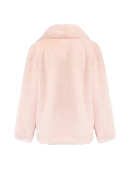 [New Loose Plush Coat] Winter Style Women's Fashion New Loose Plush Coat Top Jacket