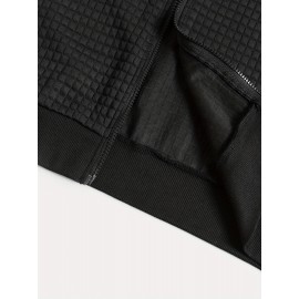 Women's Jacket - Christian Faith Statement Outerwear, Zip-Up Baseball Collar Coat, Machine Washable Polyester Jacket for Everyday & Special Occasions, Versatile Layering, Bold Print Design, Quality Stitching, Stylish Coat, Trendy Women